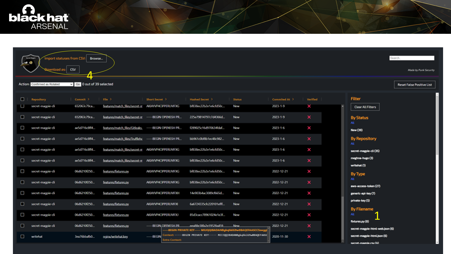 When you're finished, you can save the results back to a CSV file.