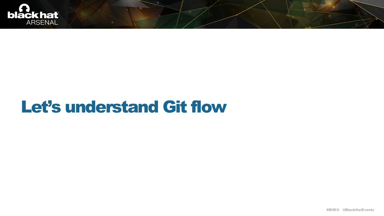 Lets take a quick look at Git flow